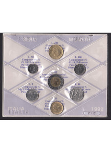 1992 - Serietta di 7 monete fior di conio